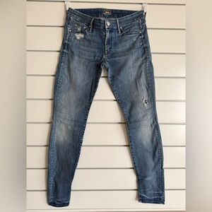 MOTHER Women's Blue Skinny Jeans